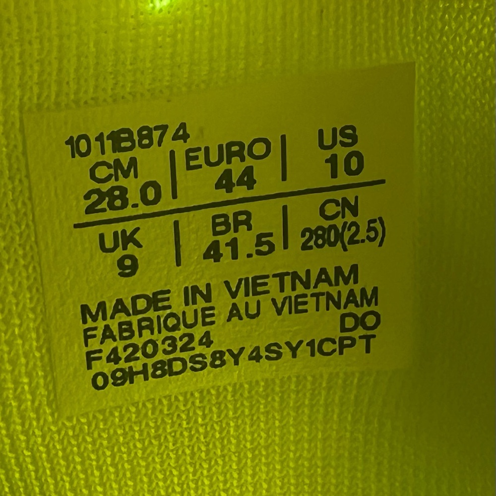 ASICS Woman’s Bright Yellow Hyper Speed Athletic Shoes - Picture 5 of 6